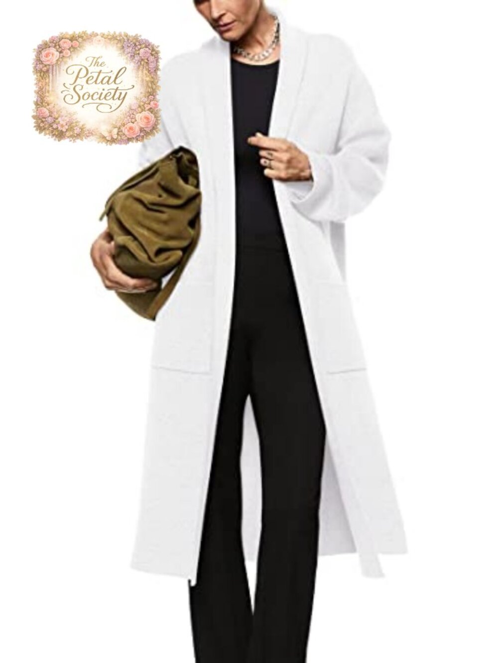 Oversized Open Front Long Sleeve Cardigan Sweater Maxi Coat Knit